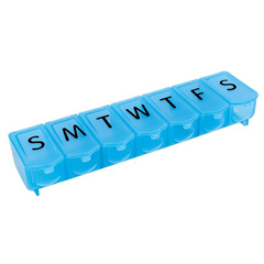 Fabrication Enterprises Apex 7 Day Ultra Bubble-Lok Pill Organizer, XL