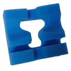 Fabrication Enterprises Slotted Prone Head Positioner 8.5