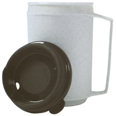 Fabrication Enterprises Insulated Mug, No-Spill Lid 12 oz.