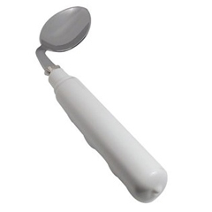 Fabrication Enterprises Comfort Grip™ Weighted Cutlery, 8 oz. Left Curved Soup Spoon