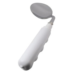 Fabrication Enterprises Comfort Grip™ Weighted Cutlery, 8 oz. Right Curved Soup Spoon