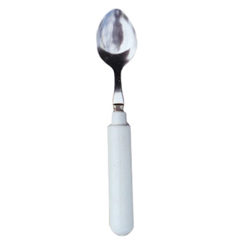 Fabrication Enterprises Utensil, Comfort Grip, 3 oz. Soup Spoon