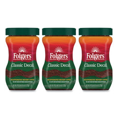 Folgers Instant Coffee Crystals, Classic Decaf, 8 oz