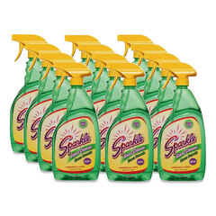 Georgia Pacific Green Formula Glass Cleaner, 33.8 oz Bottle, 12/Carton
