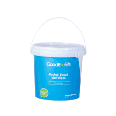 GDE18668 - GoodEarth - 75% Ethanol Alcohol-Based 250 Wet Wipes Bucket