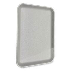General Meat Trays, 13.81 x 9.25 x 0.71, White, 100/Carton