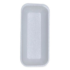 General Meat Trays, #1.5, 8.38 x 3.94 x 1.1, White, 1,000/Carton