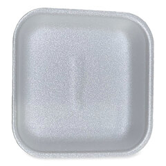 General Meat Trays, #1, 5.38 x 5.38 x 1.07, White, 500/Carton