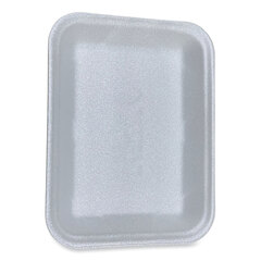 General Meat Trays, #4D, 9.47 x 7.12 x 1.32, White, 500/Carton