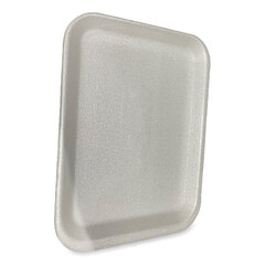 General Meat Trays, #4S, 9.5 x 7.25 x 0.5, White, 500/Carton