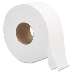 General Jumbo Roll Bath Tissue, Septic Safe, 2-Ply, White, 3.3