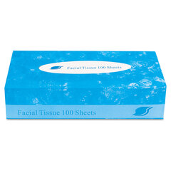 General Boxed Facial Tissue, 2-Ply, White, 100 Sheets/Box, 30 Boxes/Carton
