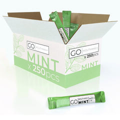 GO MOUTHWASH Individual Mouthwash Packets, Mint Flavor, 0.37 oz Packet, 250/Box