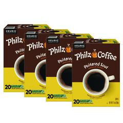 Keurig Philtered Soul K Cups, Hazelnut, 80/Carton