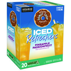 Keurig ICED Refreshers K-Cup Pods, Passion Fruit, 20/Box