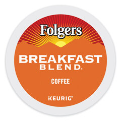 Folgers Breakfast Blend Coffee K-Cups, 24/Box
