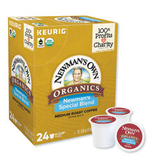 Newman's Own Organics Special Blend Extra Bold Coffee K-Cups, 24/Box