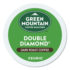 Green Mountain Coffee Double Black Diamond Extra Bold Coffee K-Cups, 24/Box