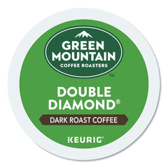 Green Mountain Coffee Double Black Diamond Extra Bold Coffee K-Cups, 96/Carton