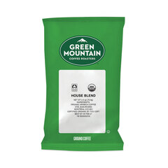 Green Mountain Coffee Fair Trade Organic House Blend Coffee, Fractional Packs, 2.5 oz, 50/Carton