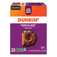 Keurig K-Cup Pods, Turtle Love Coffee, 22/Box