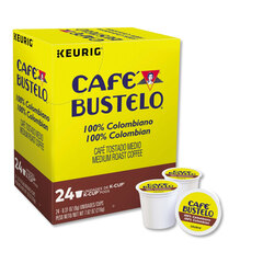 Cafe Bustelo 100 Percent Colombian K-Cups, 24/Box