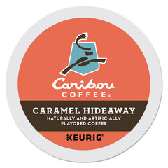 Caribou Coffee Caramel Hideaway K-Cups, Mild Roast, 24/Box