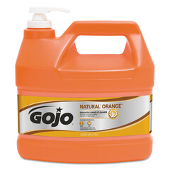 GOJO NATURAL* ORANGE™ Smooth Hand Cleaner, 1 Gallon Pump Bottle