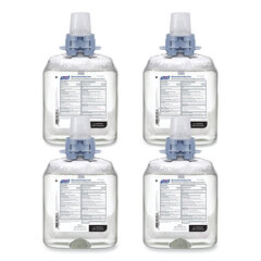 GOJO Advanced Hand Sanitizer Foam, For FMX-12 Dispensers, 1,200 mL, Unscented, 4/Carton