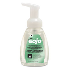 GOJO Green Certified Foam Soap, Fragrance-Free, 7.5 oz Pump Bottle, 6/Carton