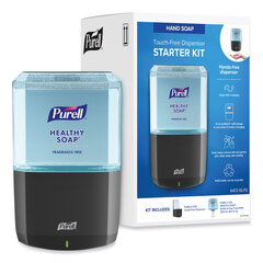 GOJO HEALTHY SOAP Gentle & Free Foam ES6 Starter Kit, 1,200 mL, Graphite