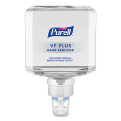 GOJO VF PLUS Hand Sanitizer Gel, 1,200 mL Refill Bottle, Fragrance-Free, For ES8 Dispensers, 2/Carton