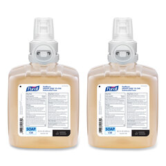 GOJO Healthy Soap 2.0% CHG Antimicrobial Foam for CS8 Dispensers, Fragrance-Free, 1,200 mL, 2/Carton