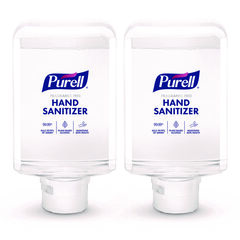 GOJO Advanced Hand Sanitizer Fragrance Free Foam, For ES10 Automatic Dispensers, 1,200 mL Refill, Fragrance Free, 2/Carton