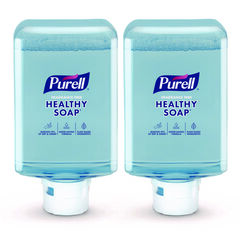 GOJO HEALTHY SOAP with CLEAN RELEASE Technology Fragrance Free Foam, For ES10 Dispensers, 1,200 mL Refill, 2/Carton