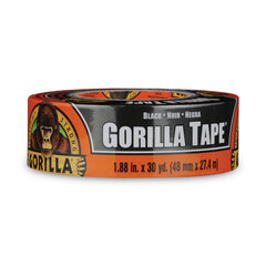 GOR105629 - Gorilla Tape, 3 Core, 1.88 x 30 yds, Black, 1/RL