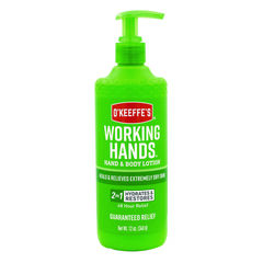 Gorilla Working Hands Hand and Body Lotion, 12 oz Pump Bottle, Unscented