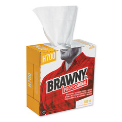 Georgia Pacific Brawny Professional&reg; Medium Weight HEF Shop Towels, 9 1/8 x 16 1/2, 100/Box, 5 Boxes/Carton