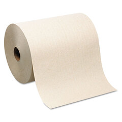 Georgia Pacific Hardwound Roll Paper Towel, Nonperforated, 7.87 x 1000 ft, Brown, 6/Ctn
