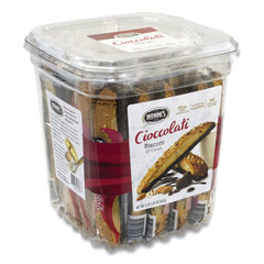 Nonni's Biscotti, Dark Chocolate Almond, 0.85 oz Individually Wrapped, 25/Pack, Ships in 1-3 Business Days