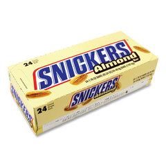 Mars, Inc. Almond Bar, 1.76 oz Bar, 24 Bars/Box, Ships in 1-3 Business Days