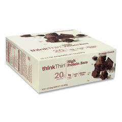 Think! High Protein Bars, Brownie Crunch, 2.1 oz Bar, 10 Bars/Carton, Ships in 1-3 Business Days
