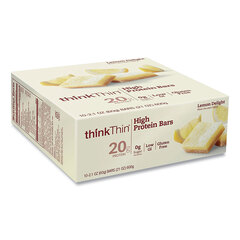 Think! High Protein Bars, Lemon Delight, 2.1 oz Bar, 10 Bars/Carton, Ships in 1-3 Business Days