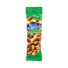 Blue Diamond Whole Natural Almonds, 1.5 oz Bag, 12 Bags/Carton, Ships in 1-3 Business Days