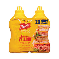 McCormick Classic Yellow Mustard, 30 oz Bottle, 2/Pack, Delivered in 1-4 Business Days