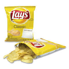 Frito-Lay Regular Potato Chips, Classic Flavor, 1 oz Bag, 50/Carton, Ships in 1-3 Business Days