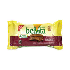 Nabisco belVita Breakfast Biscuits, Cinnamon Brown Sugar, 1.76 oz Pack, 25 Packs/Carton, Ships in 1-3 Business Days