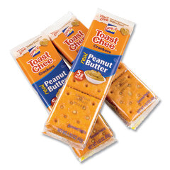 1908 Brands Toast Chee Peanut Butter Cracker Sandwiches, 1.52 oz Pack, 40 Packs/Box, Ships in 1-3 Business Days