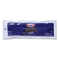 Kraft Mayo Real Mayonnaise, 0.44 oz Packet, 200/Box, Ships in 1-3 Business Days