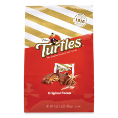 DeMet's Original Turtle Bites, Original Pecan, 1 lb, 1.5 oz Bag, Ships in 1-3 Business Days